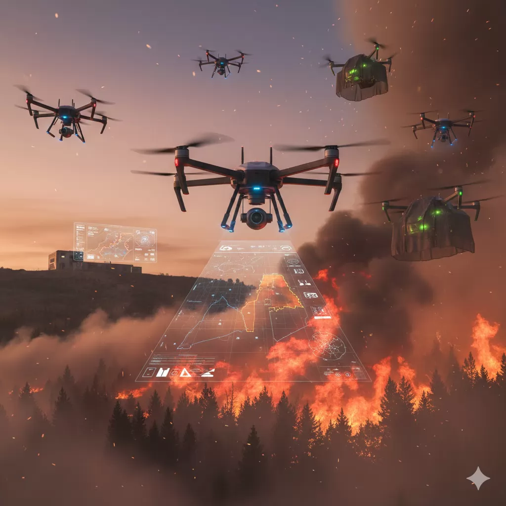 How Firefighting Drones Are Actually Used