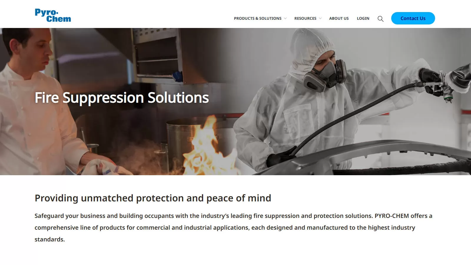 Pyro-Chem Kitchen Knight II - restaurant chain fire suppression system